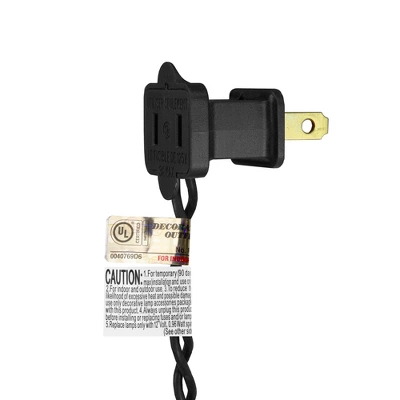 Northlight Pre-Lit Black Noble Spruce Artificial Halloween Wreath, 24-Inch, Orange Lights 6 Northlight Pre-Lit Black Noble Spruce Artificial Halloween Wreath, 24-Inch, Orange Lights - Image 4