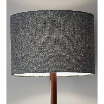 58.5" 3-way Ellis Floor Lamp Brown - Adesso 5 58.5" 3-way Ellis Floor Lamp Brown - Adesso - Image 3