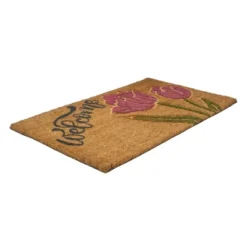 Northlight Natural Coir Floral Rectangular "Welcome" Doormat 18" X 30" 8 Northlight Natural Coir Floral Rectangular "Welcome" Doormat 18" X 30" -Home Decor Shop GUEST 25dd58bb eb7a 4d2d a0d8 9a925e6f6ca3