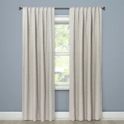 1pc Blackout Doral Window Curtain Panel Cream - Project 62™ -Home Decor Shop GUEST 271584f6 fc16 4422 a313 52e0eb6cd363
