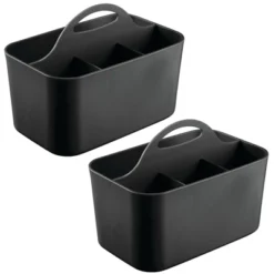 MDesign Plastic Office Storage Organizer Caddy Tote, Small, 2 Pack 21 MDesign Plastic Office Storage Organizer Caddy Tote, Small, 2 Pack -Home Decor Shop GUEST 27db772f 2c4b 4fb9 b0a8 f7f888282c03