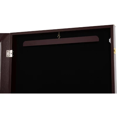 HOMCOM 32” X 24” UV-Resistant Sports Jersey Frame Display Case - Cherry Brown 6 HOMCOM 32” X 24” UV-Resistant Sports Jersey Frame Display Case - Cherry Brown - Image 4