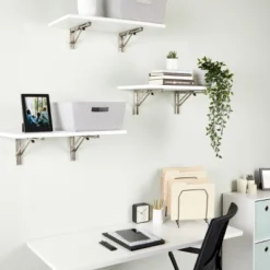 Built Industrial 2 Pack Folding L Wall Shelf Bracket, 10 Inch Collapsible Hardware With Locking Hinge For Garage Shelves, Holds 120lbs 12 Built Industrial 2 Pack Folding L Wall Shelf Bracket, 10 Inch Collapsible Hardware With Locking Hinge For Garage Shelves, Holds 120lbs -Home Decor Shop GUEST 287cb2e8 070c 48d4 bea1 4033a2fb6480