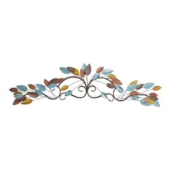 Metal Leaf Wall Decor Multi Colored - Olivia & May -Home Decor Shop GUEST 28b32b34 99a4 48f0 85a3 3b655db6566e