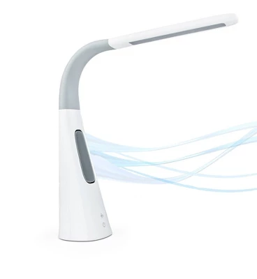 Mount-It! Turcom AirLight Ultrabright LED Desk Lamp With Bladeless Three Speeds Fan Panel | White 8 Mount-It! Turcom AirLight Ultrabright LED Desk Lamp With Bladeless Three Speeds Fan Panel | White - Image 6