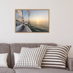 23" X 16" Sunset Cruise On The Western Union Schooner By Chuck Haney Danita Delimont Framed Canvas Wall Art - Amanti Art 15 23" X 16" Sunset Cruise On The Western Union Schooner By Chuck Haney Danita Delimont Framed Canvas Wall Art - Amanti Art -Home Decor Shop GUEST 28ef8857 da78 4d90 9760 24100d30c8ca