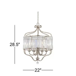 Vienna Full Spectrum Stella Antique Soft Silver Chandelier 22" Wide French Crystal Glass 6-Light Fixture For Dining Room House Foyer Kitchen Island 16 Vienna Full Spectrum Stella Antique Soft Silver Chandelier 22" Wide French Crystal Glass 6-Light Fixture For Dining Room House Foyer Kitchen Island -Home Decor Shop GUEST 295ebaa8 5ded 4542 927b e17330590c4e
