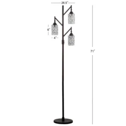 71" Lewis Tiffany Multi Light Floor Lamp (Includes LED Light Bulb) Bronze - JONATHAN Y -Home Decor Shop GUEST 2adcace6 5867 4a08 8a31 39a509afdeaa