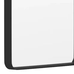 Emma And Oliver 20" X 30" Rectangular Wall Mirror With Black Frame, Silver Backing For Clarity And Shatterproof Glass For Entryways, Bathrooms & More -Home Decor Shop GUEST 2b008b17 dfc6 4cfb 9fdb 302280cb3d06