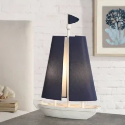 Moulded Sail Boat Table Lamp With Two U-Shaped Shades Blue/White - StyleCraft 7 Moulded Sail Boat Table Lamp With Two U-Shaped Shades Blue/White - StyleCraft -Home Decor Shop GUEST 2b91faf2 af22 47f0 953d dce8db3a136b