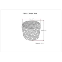 Nesbitt Round Pouf - WyndenHall 16 Nesbitt Round Pouf - WyndenHall -Home Decor Shop GUEST 2bda0f04 01ac 48b9 84a9 f2a7fb315df8