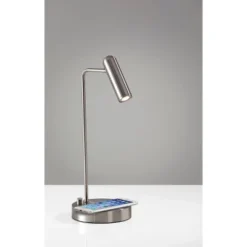 16.5" Wireless Charging Table Lamp (Includes LED Light Bulb) Silver - Adesso 6 16.5" Wireless Charging Table Lamp (Includes LED Light Bulb) Silver - Adesso -Home Decor Shop GUEST 2c07ca32 f8db 45a8 99fc 89b66a36dda6
