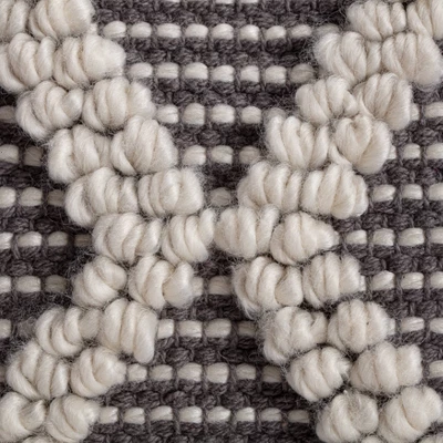 Chippewa Pouf Gray/Ivory - Anji Mountain 6 Chippewa Pouf Gray/Ivory - Anji Mountain - Image 4