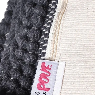 Square Brady Boho Handcrafted Large Fabric Pouf - Christopher Knight Home 6 Square Brady Boho Handcrafted Large Fabric Pouf - Christopher Knight Home - Image 4