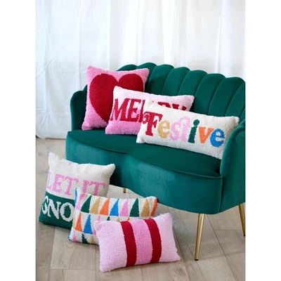 Shiraleah Stripe Rectangle Decorative Pillow 4 Shiraleah Stripe Rectangle Decorative Pillow - Image 2