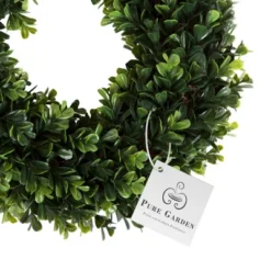 Nature Spring UV-Resistant Artificial Boxwood Wreath - 12" -Home Decor Shop GUEST 2d97fc70 ba7f 47aa a38b 3998d75ebf9e