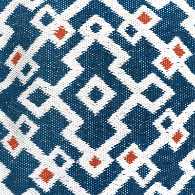 Carol & Frank 20" X 20" Reggie Indigo Easter Woven Throw Pillow 7 Carol & Frank 20" X 20" Reggie Indigo Easter Woven Throw Pillow - Image 5