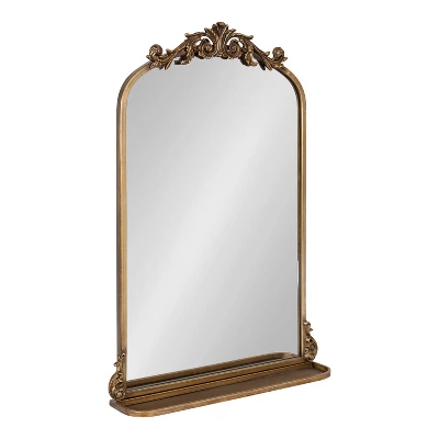 Kate And Laurel - Arendahl Traditional Arch Mirror With Shelf 11 Kate And Laurel - Arendahl Traditional Arch Mirror With Shelf - Image 9