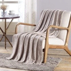 Sheridan Super Soft And Cozy Dama Scroll Embossed Throw Blanket 50" X 60" -Home Decor Shop GUEST 2e10e6b8 5c6d 4301 87d7 339e473684df