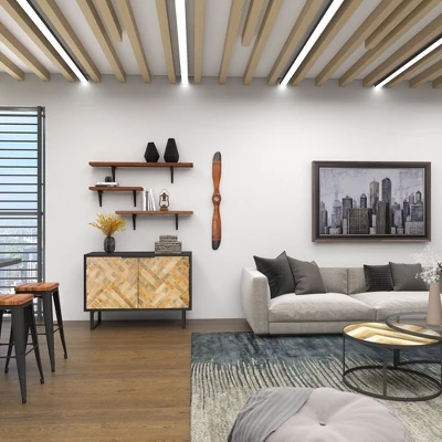 Vintage Reflections Cherry Wood Finish Antique-Style Airplane Propeller (48") - Olivia & May 12 Vintage Reflections Cherry Wood Finish Antique-Style Airplane Propeller (48") - Olivia & May - Image 10