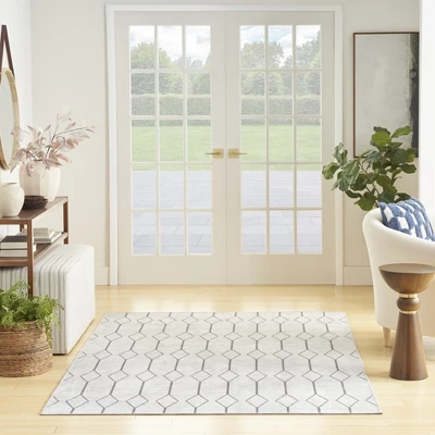 Nicole Curtis Machine Washable Series 1 Modern Trellis Indoor Rug 8 Nicole Curtis Machine Washable Series 1 Modern Trellis Indoor Rug - Image 6