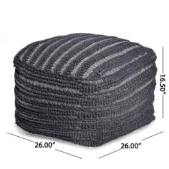 Square Brady Boho Handcrafted Large Fabric Pouf - Christopher Knight Home 15 Square Brady Boho Handcrafted Large Fabric Pouf - Christopher Knight Home -Home Decor Shop GUEST 2eed2d1e 903b 4b6a 987b 11c834041f24