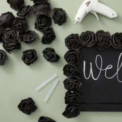 Bright Creations 200 Pack Black Roses Artificial Flowers For Decoration, Small Flower Heads For Arts And Crafts, Stemless Arrangements, 3" 15 Bright Creations 200 Pack Black Roses Artificial Flowers For Decoration, Small Flower Heads For Arts And Crafts, Stemless Arrangements, 3" -Home Decor Shop GUEST 2f3c5a1f 1a8b 4e66 b9a9 7666223bd5c1