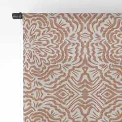 Marta Barragan Camarasa Terracotta Strokes Pattern Single Panel Sheer Window Curtain - Deny Designs -Home Decor Shop GUEST 2f40c34d 8d8c 43b2 b0cc 16d009131043