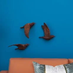 Set Of 3 Metallic Flying Bird Sculptures Wall Decor - Olivia & May -Home Decor Shop GUEST 2f7a64ea b192 4c0e 8e46 366d4263aa80