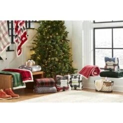 50"x60" Mountain Tartan Reversible Throw Blanket Red - Eddie Bauer -Home Decor Shop GUEST 2f94fad4 67f6 4f92 9d2a 70e305f5aaf5