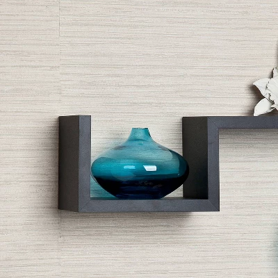 (Set Of 2) 22.5" X 4.7" Floating Wall Shelving Set - Danya B. 4 (Set Of 2) 22.5" X 4.7" Floating Wall Shelving Set - Danya B. - Image 2