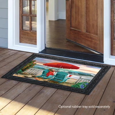 Beach Life Summer Doormat Nautical Indoor Outdoor 30" X 18" Briarwood Lane 4 Beach Life Summer Doormat Nautical Indoor Outdoor 30" X 18" Briarwood Lane - Image 2