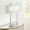 Possini Euro Design Charles Street Modern Desk Lamp 23" High Chrome Satin Nickel Frosted Slump Glass Shade For Bedroom Living Room Bedside Nightstand 2 Possini Euro Design Charles Street Modern Desk Lamp 23" High Chrome Satin Nickel Frosted Slump Glass Shade For Bedroom Living Room Bedside Nightstand -Home Decor Shop GUEST 31ae7280 271f 4ab2 99f3 3b3d127f78ea