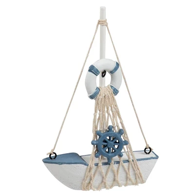 Juvale Set Of 4 Nautical Baby Shower Decorations For Boy-Themed Spaces, Miniature Sailboat Sea Decorations For Home Bathroom, Nursery, 5 X 7 In 9 Juvale Set Of 4 Nautical Baby Shower Decorations For Boy-Themed Spaces, Miniature Sailboat Sea Decorations For Home Bathroom, Nursery, 5 X 7 In - Image 7