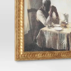 20" X 16" The Thankful Poor By Henry Ossawa Tanner Vintage Framed Wall Cotton Canvas Gold - Threshold™ -Home Decor Shop GUEST 323db025 289f 490e 9753 d74ddd454148