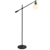 Swing Arm Floor Lamp With Glass Cylindrical Shade Black - Lalia Home -Home Decor Shop GUEST 32a581ee 3d2a 4f98 a6cb cce5ab683bcb