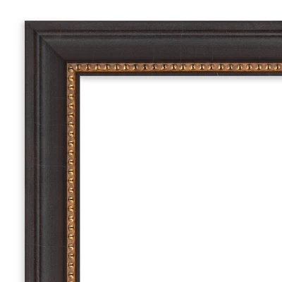 27" X 63" Non-Beveled Ashton Black Wood Full Length Floor Leaner Mirror - Amanti Art 4 27" X 63" Non-Beveled Ashton Black Wood Full Length Floor Leaner Mirror - Amanti Art - Image 2