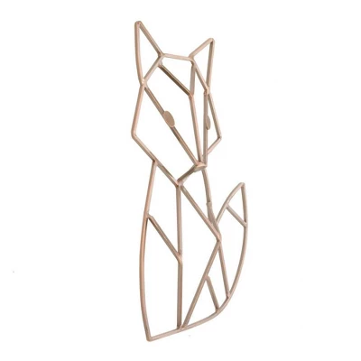 NoJo Fox Shaped Wire Nursery Wall Decor Copper Finish 3 NoJo Fox Shaped Wire Nursery Wall Decor Copper Finish
