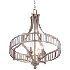 Vienna Full Spectrum Soft Silver Chandelier 24" Wide Crystal Glass 4-Light Fixture For Dining Room House Kitchen Bedroom 13 Vienna Full Spectrum Soft Silver Chandelier 24" Wide Crystal Glass 4-Light Fixture For Dining Room House Kitchen Bedroom -Home Decor Shop GUEST 33a6de90 f0e1 4bb8 80d4 2c34792f5801