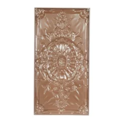 Metal Scroll Wall Decor With Embossed Details White - Olivia & May -Home Decor Shop GUEST 33b3e624 6d19 4e26 a818 7708b9a89b01