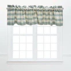 C&F Home Simmons Plaid White Valance Collection -Home Decor Shop GUEST 342b8b1b 7702 44dd ae37 35aa3c0df093