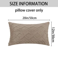 Unique Bargains Short Plush Throw Solid Geometric Soft Pillow Covers 2 Pcs -Home Decor Shop GUEST 342e2d91 c82a 45b1 b071 8d8ef6191b03