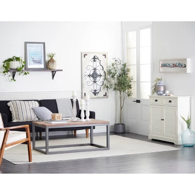 Rustic Wood Wall Decor Cream - Olivia & May 9 Rustic Wood Wall Decor Cream - Olivia & May - Image 7