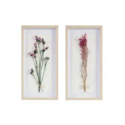 2pc Avant Garden Floral Shadowbox Set Natural - Madison Park -Home Decor Shop GUEST 35153d12 54fd 485e a91c 377851206053
