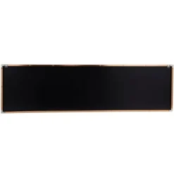 Porcelain Leaf Framed Wall Art With Gold Aluminum Frame Blue - CosmoLiving By Cosmopolitan