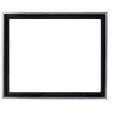 Creative Mark Illusions Floater Frame For 3/4" Depth Stretched Canvas Paintings & Artwork - [Black With Silver Edge] -Home Decor Shop GUEST 361eb288 6ee9 4f17 9a89 640eb9921a60