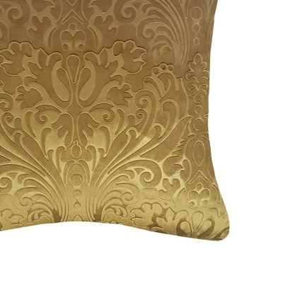 20"x20" Oversize Embossed Panne Velvet Square Throw Pillow - Edie@Home 9 20"x20" Oversize Embossed Panne Velvet Square Throw Pillow - Edie@Home - Image 7