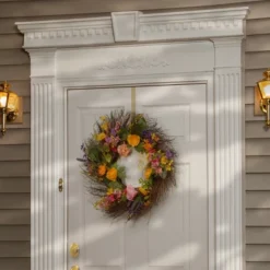 National Tree Company 24" Spring Wildflower Wreath