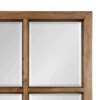 18" X 42" Hogan Windowpane Wall Mirror Natural - Kate & Laurel All Things Decor 1 18" X 42" Hogan Windowpane Wall Mirror Natural - Kate & Laurel All Things Decor -Home Decor Shop GUEST 378a848e 3468 4dc3 8a20 33a59675594a