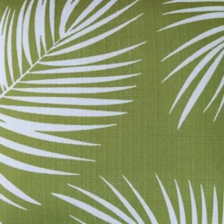 2pk 18" X 18" Printed Green Palm Linen Textured Decorative Throw Pillow Set - Ocean Pacific -Home Decor Shop GUEST 3877ad89 c8d7 4da5 9652 5a0ac0d3cf6b